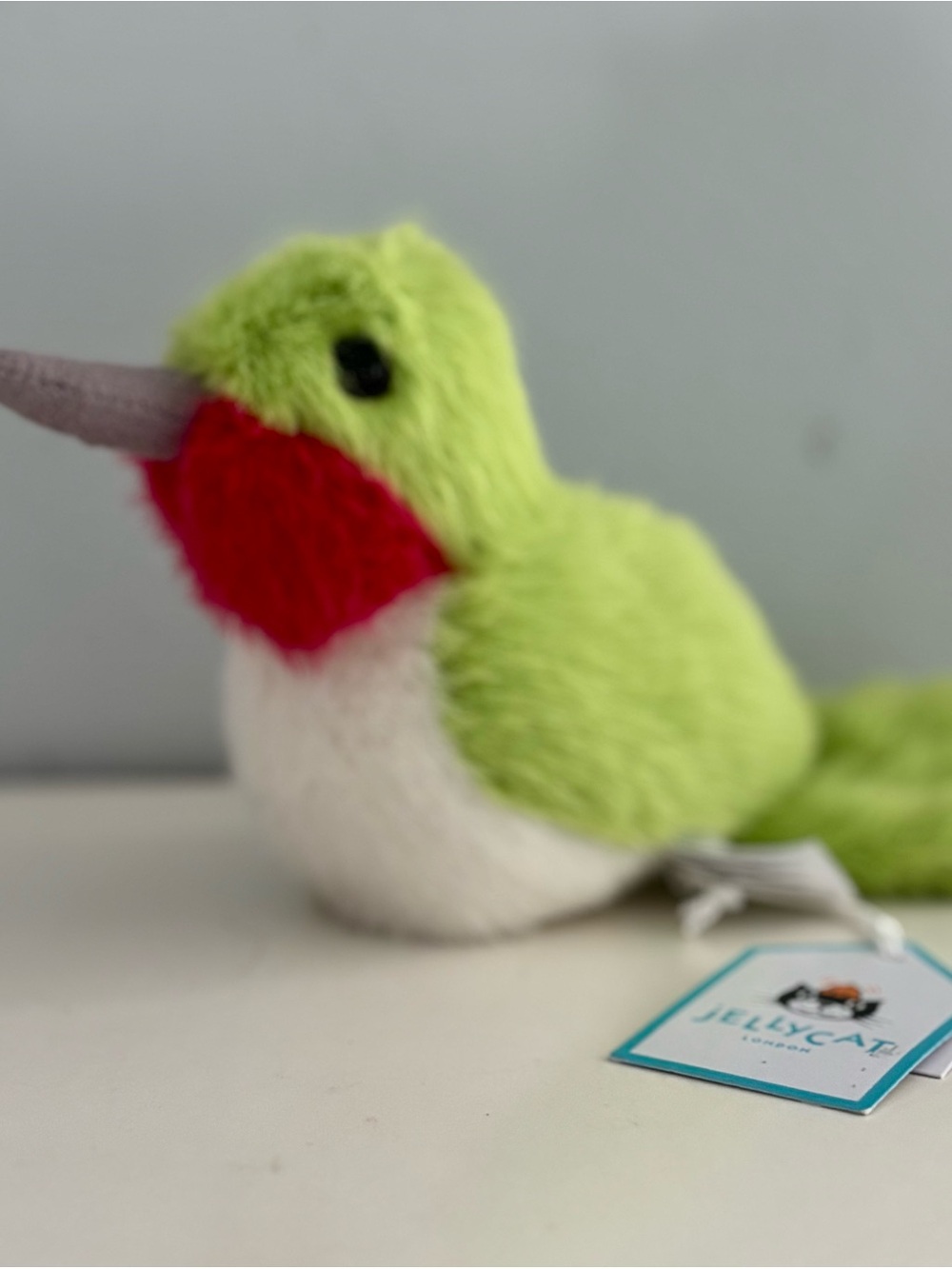 Jellycat Lime birdling Hummingbird Plush (genuine) NWT